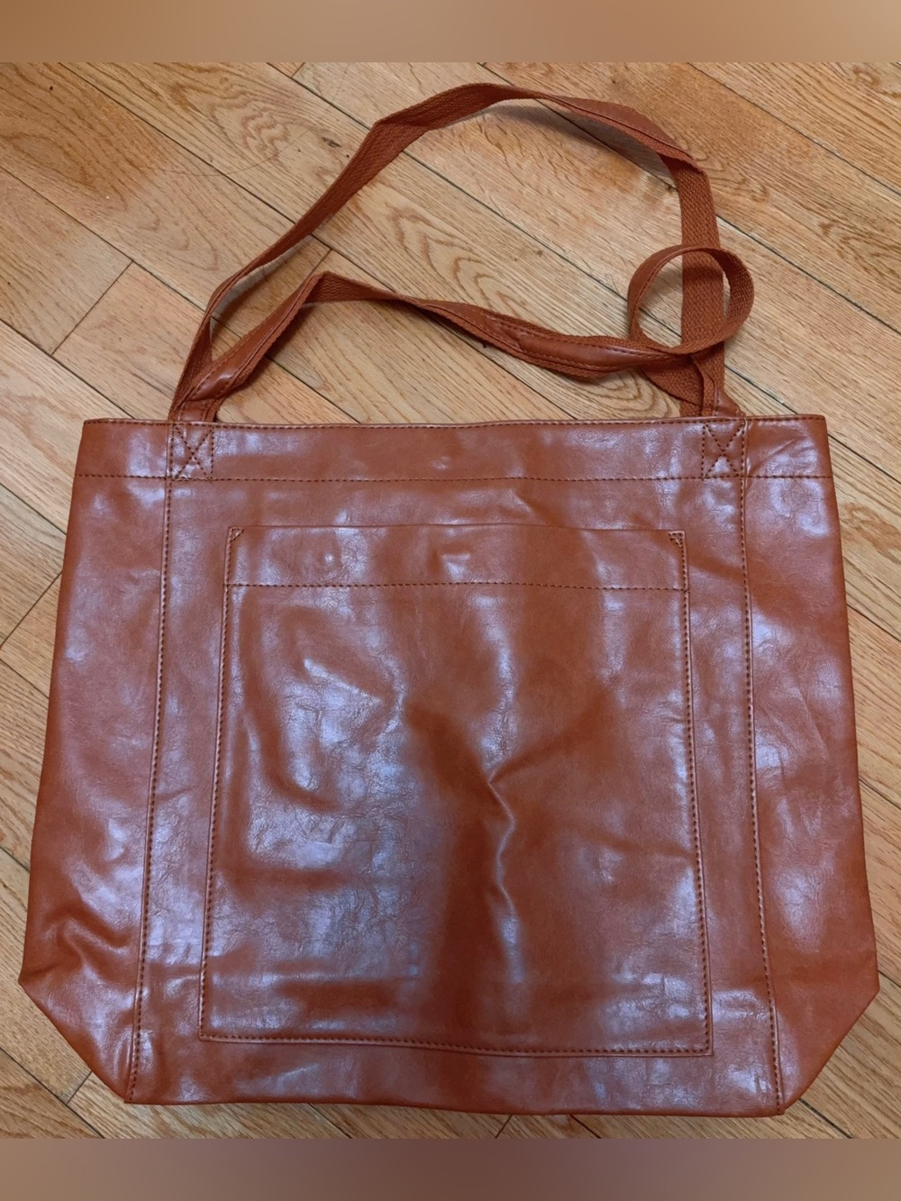 New Brown Leather Tote Bag
